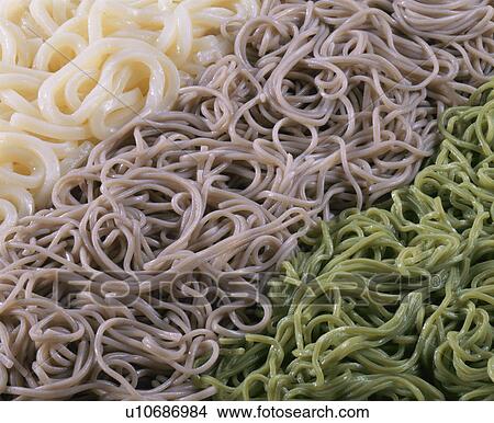 Picture - Soba Noodles, Udon Noodles, Noodles. Fotosearch