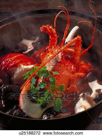 Soup Of Spiny Lobster View Large Photo Image Stock Image - Soup Of Spiny Lobster. Fotosearch