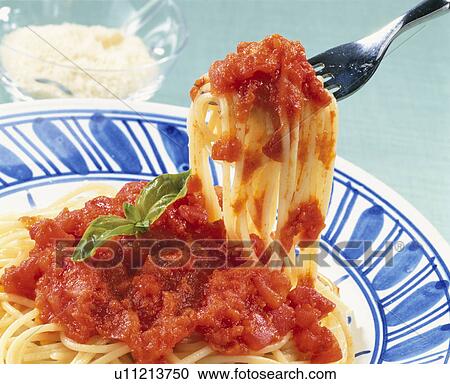 Spaghetti Al Pomodoro View Large Photo Image Stock Image - Spaghetti Al Pomodoro. Fotosearch