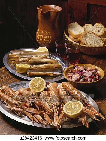 Spain Food View Large Photo Image Stock Photograph - Spain Food. Fotosearch