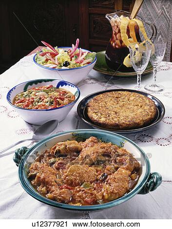 Stock Image - Spanish Food. Fotosearch