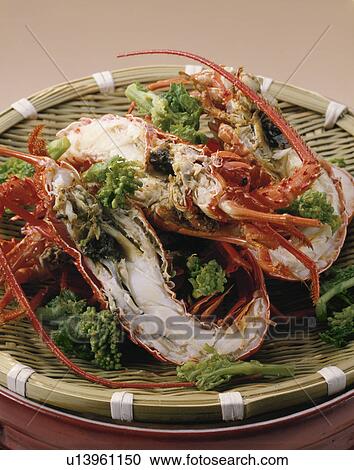 Spiny Lobster, Steamed, Salt View Large Photo Image Stock Image - Spiny Lobster, Steamed, Salt. Fotosearch