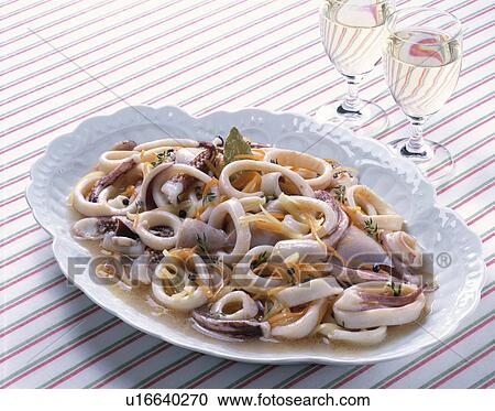 Squid Marinade View Large Photo Image Stock Image - Squid Marinade. Fotosearch