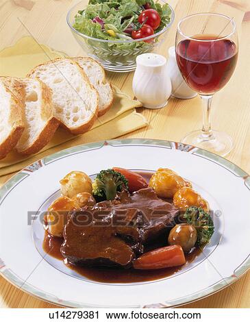 Stock Image - Stewed Tongue. Fotosearch