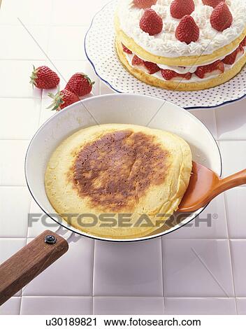 Strawberry Hot Cake View Large Photo Image Stock Image - Strawberry Hot Cake. Fotosearch
