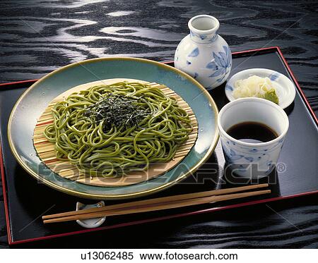 Stock Photography - Tea-Buckwheat Noodles. Fotosearch