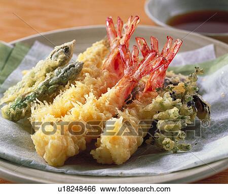 Tempura Assortment View Large Photo Image Stock Photograph - Tempura Assortment. Fotosearch