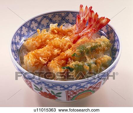 Tempura Bowl View Large Photo Image Stock Image - Tempura Bowl. Fotosearch