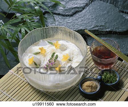 Stock Image - Thin Wheat Noodles. Fotosearch