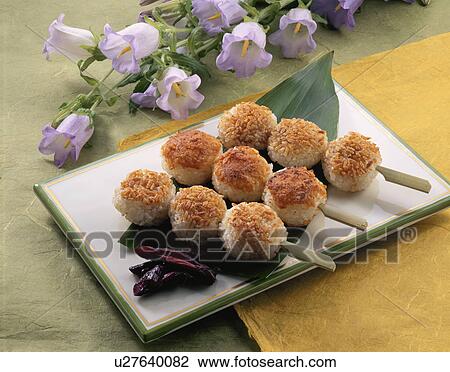 Toasted Rice Ball View Large Photo Image Stock Image - Toasted Rice Ball. Fotosearch