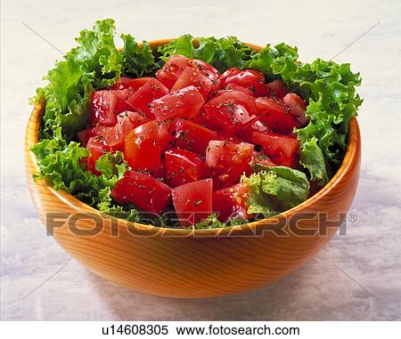 Stock Photography - Tomato Salad. Fotosearch
