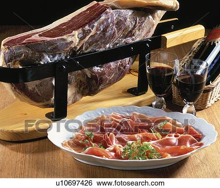 Stock Photograph - Uncured Ham. Fotosearch