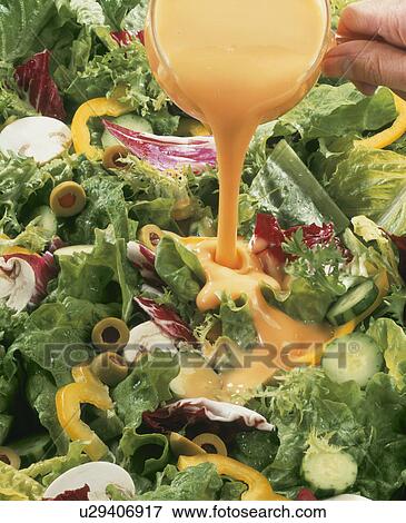 Stock Photo - Vegetable Salad, French Red,. Fotosearch