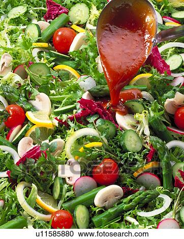 Vegetable Salad View Large Photo Image Stock Image - Vegetable Salad. Fotosearch