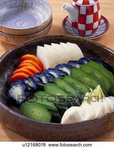 Vegetables Pickled In Salted Rice-Bran Paste View Large Photo Image Stock Photograph - Vegetables Pickled In Salted Rice-Bran Paste. Fotosearch