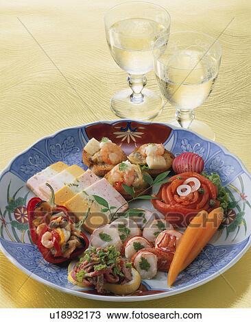 Stock Image - Western Style Dishes For The New Year. Fotosearch