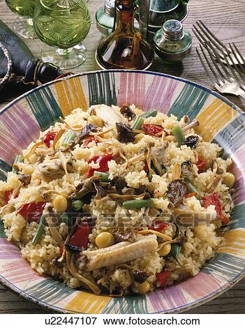 Western Style Rice Steamed With Vegetables View Large Photo Image Stock Photo - Western Style Rice Steamed With Vegetables. Fotosearch