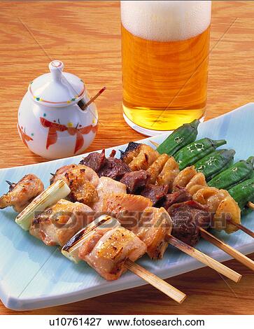 Yakitori View Large Photo Image Stock Photo - Yakitori. Fotosearch