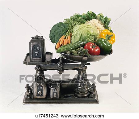 Stock Image - Balance, Vegetables. Fotosearch