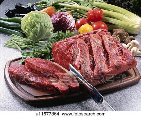 Picture - Beef, Sirloin,. Fotosearch