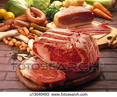 Stock Image - Beef, Sirloin,. Fotosearch