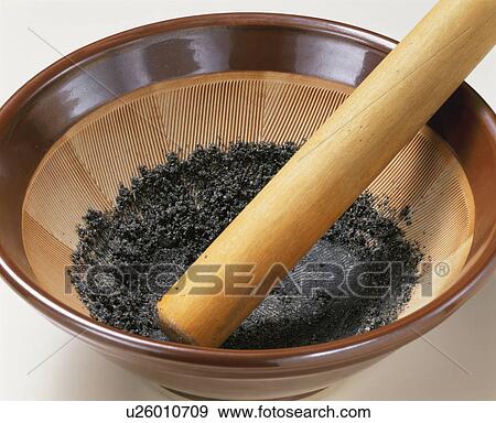 Stock Photo - Black Sesame. Fotosearch