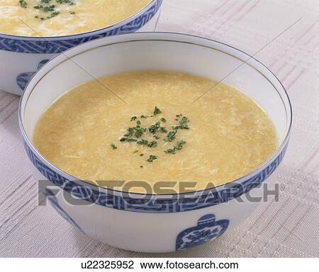 Stock Image - Chinese Corn Soup. Fotosearch
