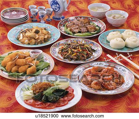 Stock Image - Chinese Food Set. Fotosearch