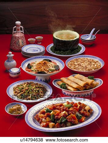 Chinese Food Set View Large Photo Image Stock Photo - Chinese Food Set. Fotosearch