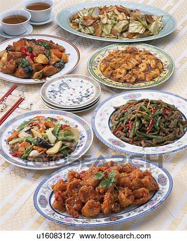 Chinese Food Set View Large Photo Image Stock Photo - Chinese Food Set. Fotosearch