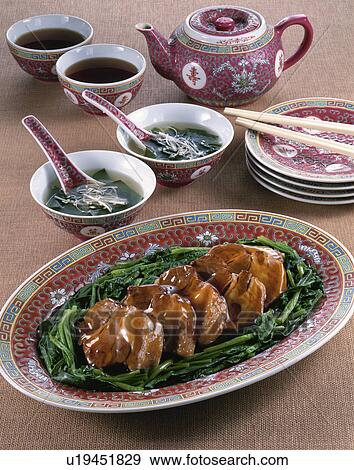 Stock Photo - Chinese Style Grilled Pork. Fotosearch