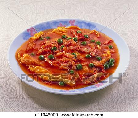 Stock Image - Crab With Scrambled Egg. Fotosearch