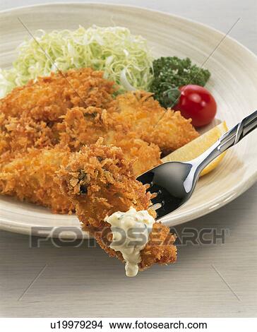 Deep-Fried Oysters View Large Photo Image Picture - Deep-Fried Oysters. Fotosearch
