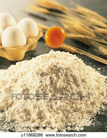 Stock Photograph - Flour And Egg. Fotosearch