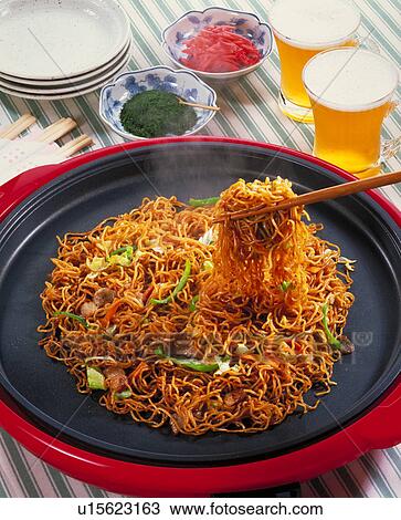 Stock Image - Fried Noodles. Fotosearch