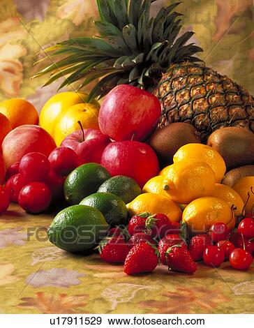 Stock Photo - Fruit Set. Fotosearch