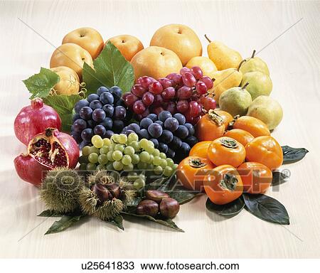 Stock Image - Fruits Set Of Autumn. Fotosearch