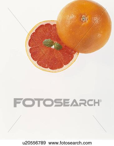 Stock Photo - Grapefruit, Ruby,. Fotosearch