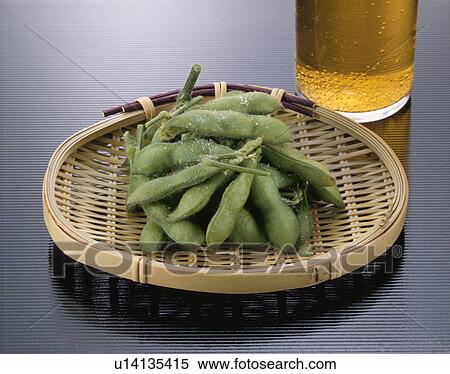 Stock Photography - Green Soybeans. Fotosearch