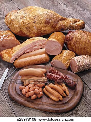 Stock Photo - Ham, Sausage. Fotosearch