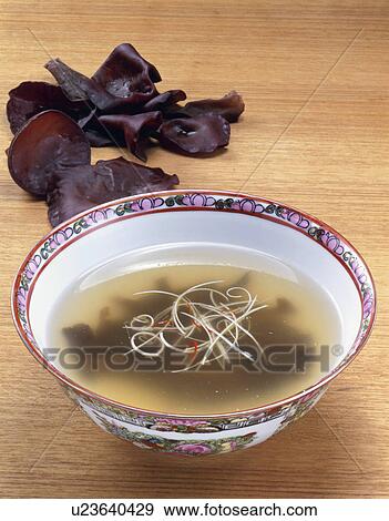 Stock Photo - Jew'S-Ear Soup. Fotosearch