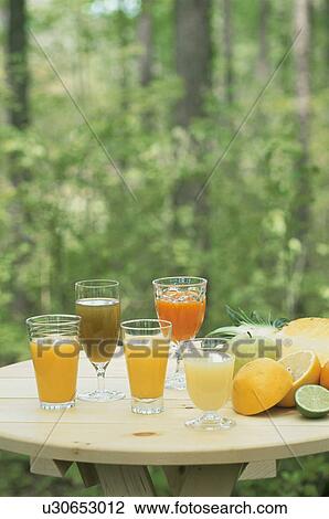 Stock Image - Juice Various Kinds. Fotosearch