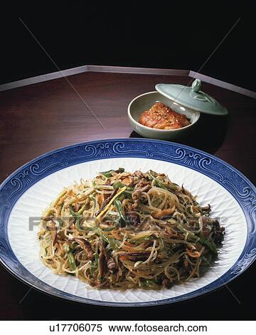 Korean-Style Spring Noodle Salad View Large Photo Image Stock Photography - Korean-Style Spring Noodle Salad. Fotosearch