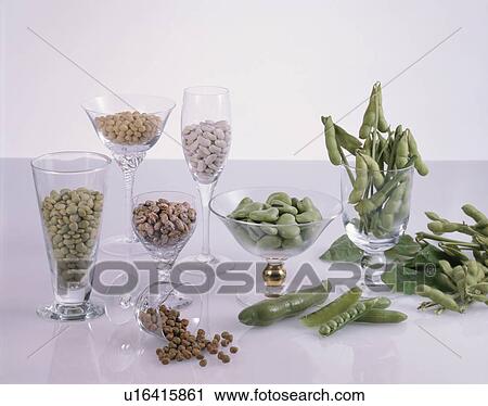 Stock Image - Legumes Set. Fotosearch