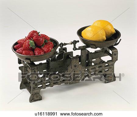 Stock Image - Lemon, Strawberry. Fotosearch
