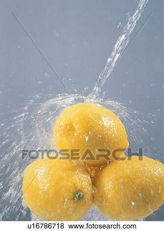 Stock Photo - Lemon, Water. Fotosearch