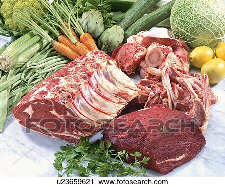 Meat, Vegetables View Large Photo Image Stock Image - Meat, Vegetables. Fotosearch
