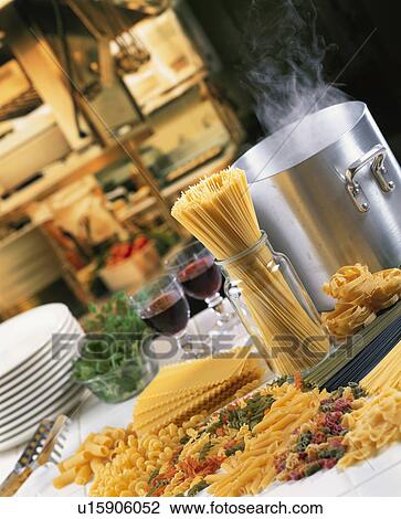 Stock Image - Pasta Set. Fotosearch