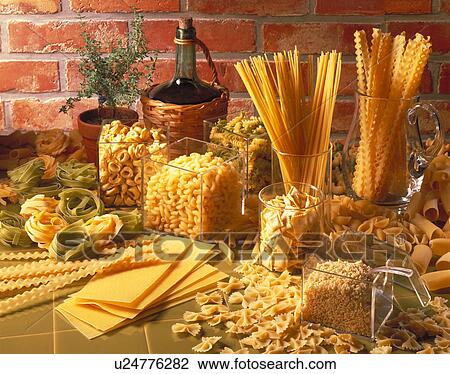 Stock Image - Pasta Set. Fotosearch