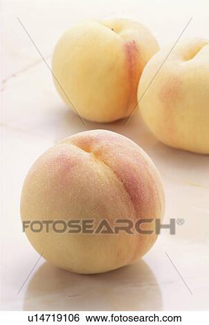 Peach, Shimizu White Peach, View Large Photo Image Stock Photograph - Peach, Shimizu White Peach,. Fotosearch